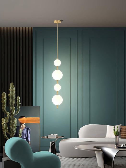 Vertical Globe Pendant Lamp Vakkerlight