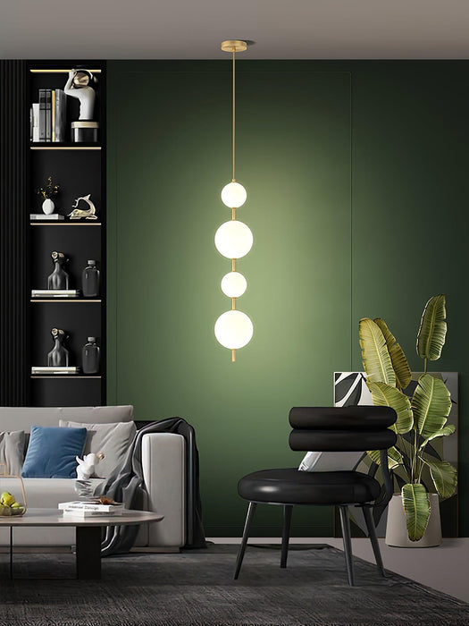 Vertical Globe Pendant Lamp Vakkerlight