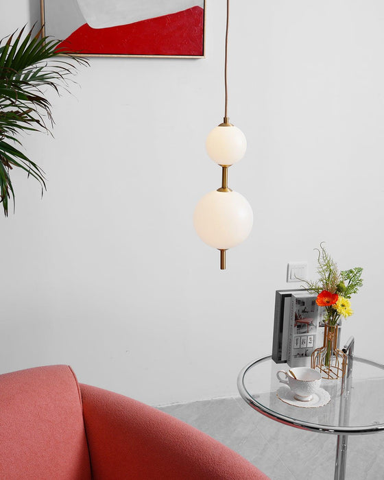Vertical Globe Pendant Lamp Vakkerlight