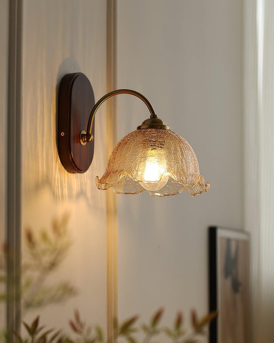 Vintage Flower Wall Lamp