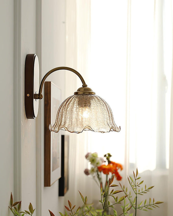 Vintage Flower Wall Lamp