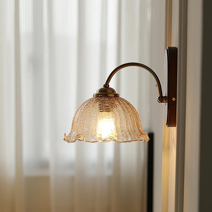 Vintage Flower Wall Lamp