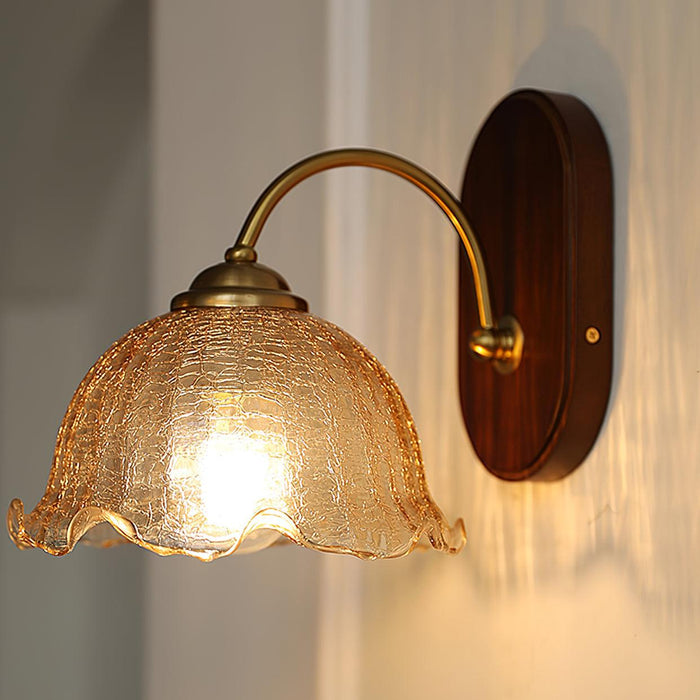 Vintage Flower Wall Lamp