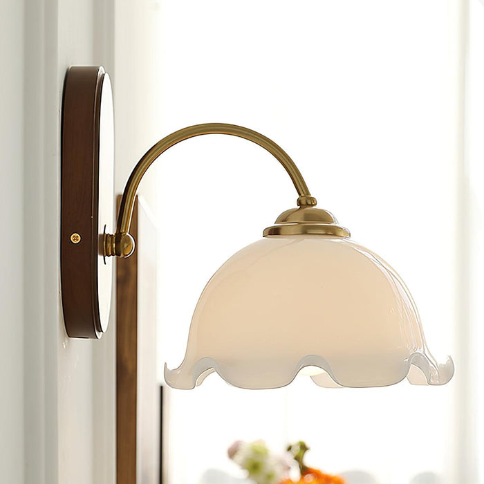 Vintage Flower Wall Lamp