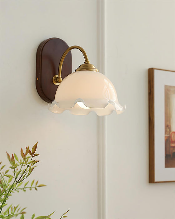 Vintage Flower Wall Lamp