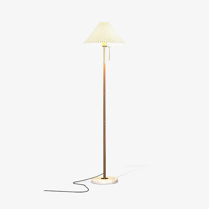 Vintage Pleated Floor Lamp