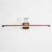 Walnut Color Linear Adjustable Wall Light Vakkerlight