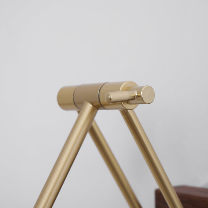 Walnut Color Linear Adjustable Wall Light Vakkerlight