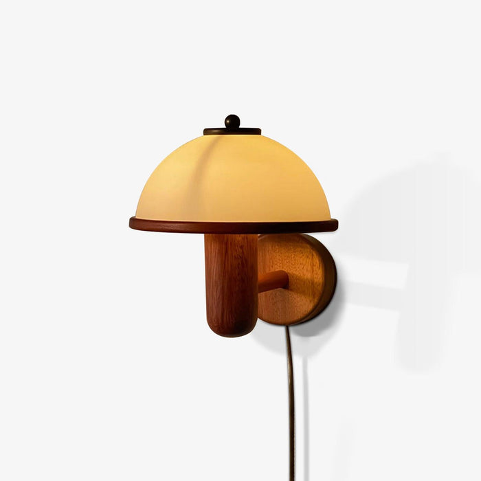 Mushroom Wood Wall Lamp Vakkerlight
