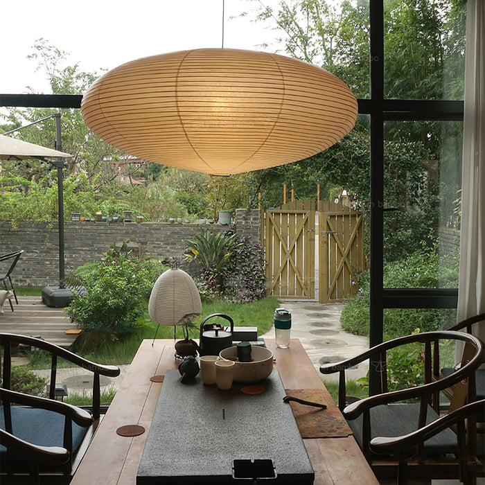 Akari Oval Pendant Light 19.7"