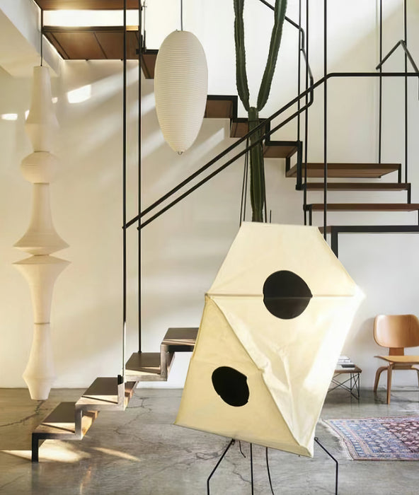 Rice Paper E Pendant Light