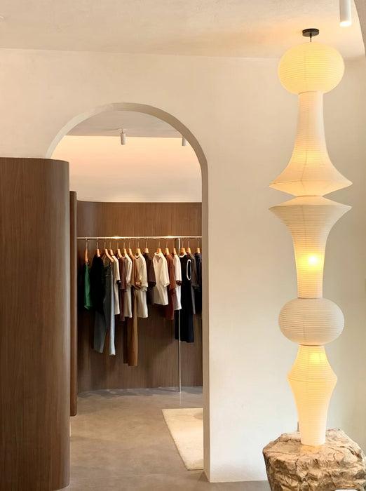 Rice Paper E Pendant Light