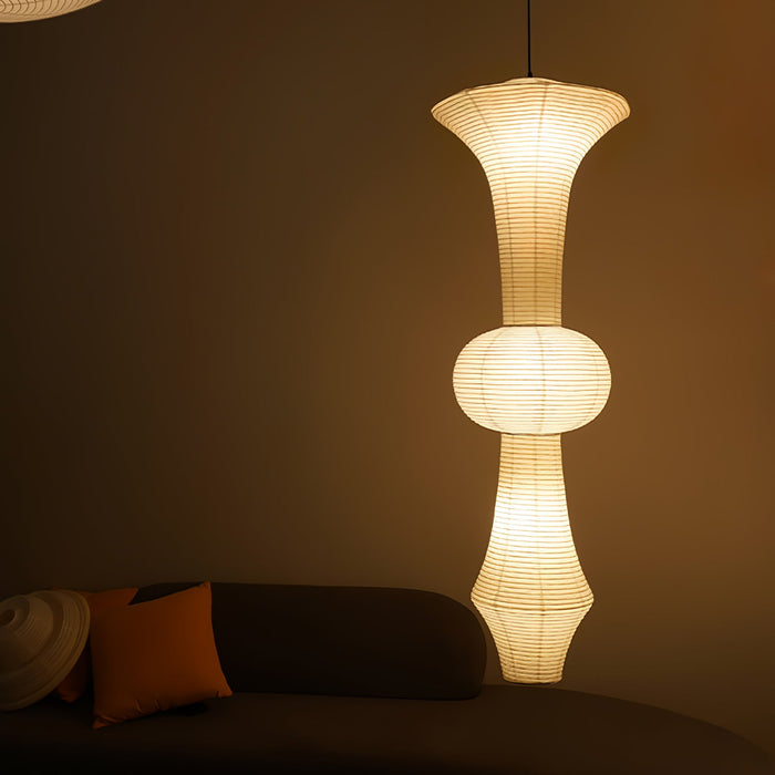 Rice Paper E Pendant Light