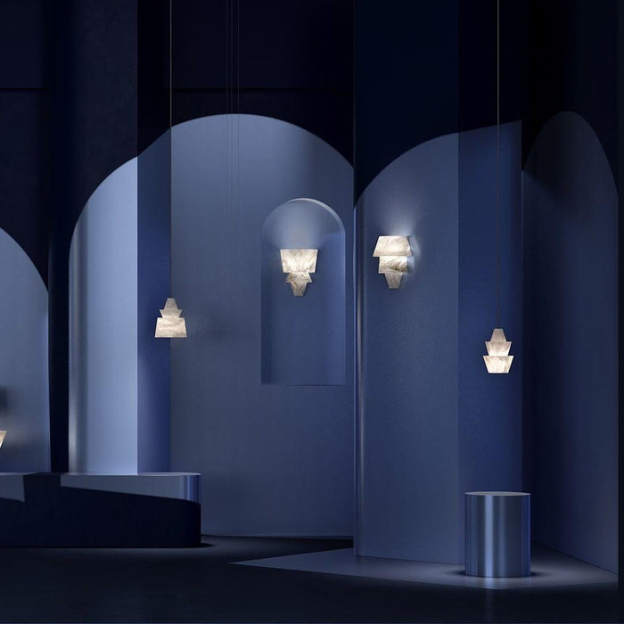 Strata Alabaster Pendant Light Vakkerlight