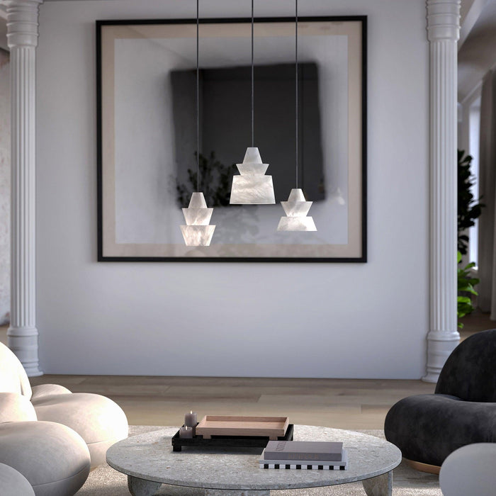 Strata Alabaster Pendant Light Vakkerlight