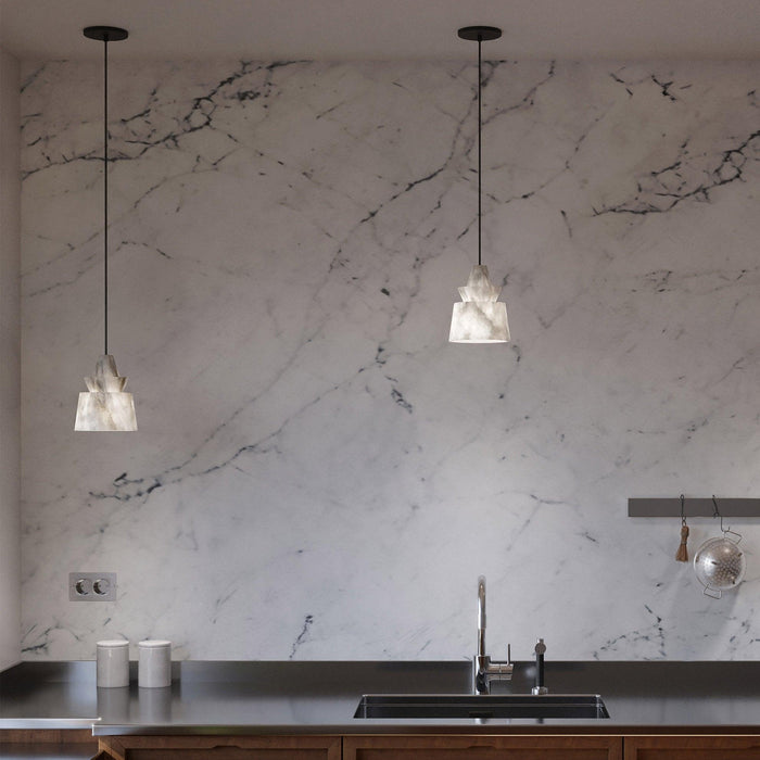 Strata Alabaster Pendant Light Vakkerlight