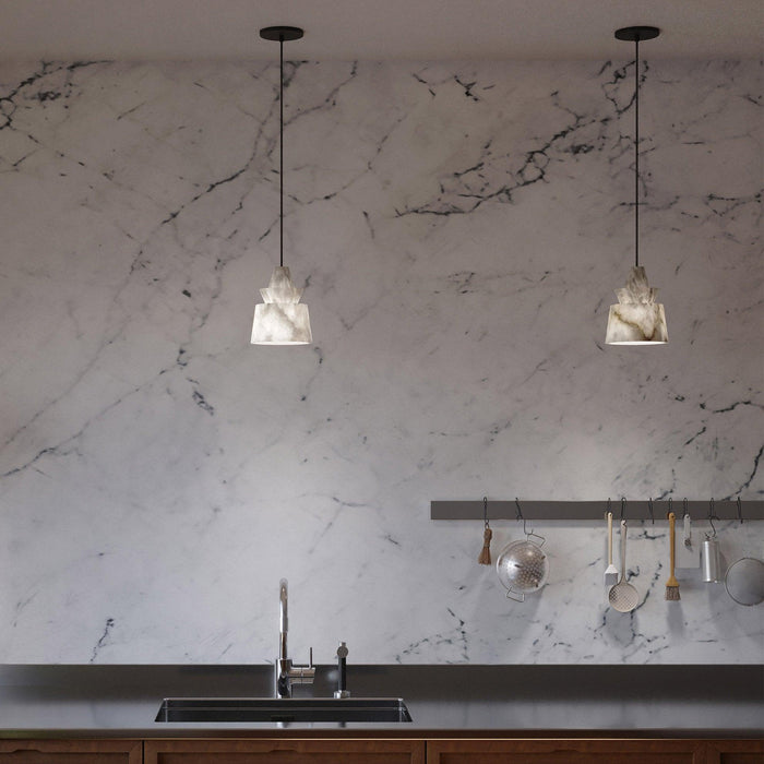 Strata Alabaster Pendant Light Vakkerlight