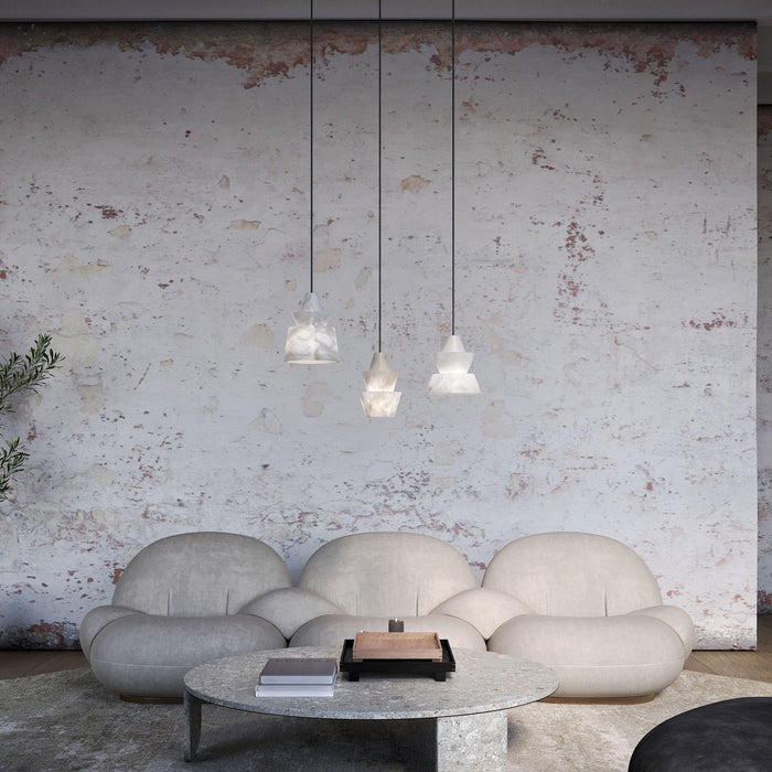 Strata Alabaster Pendant Light Vakkerlight