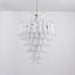 White Cloud Glass Petals Chandelier Vakkerlight