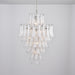 White Cloud Glass Petals Chandelier Vakkerlight
