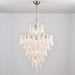 White Cloud Glass Petals Chandelier Vakkerlight
