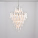 White Cloud Glass Petals Chandelier Vakkerlight