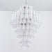 White Cloud Glass Petals Chandelier Vakkerlight