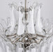 White Cloud Glass Petals Chandelier Vakkerlight