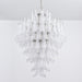 White Cloud Glass Petals Chandelier Vakkerlight