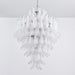 White Cloud Glass Petals Chandelier Vakkerlight