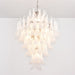 White Cloud Glass Petals Chandelier Vakkerlight