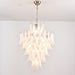 White Cloud Glass Petals Chandelier Vakkerlight