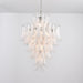 White Cloud Glass Petals Chandelier Vakkerlight