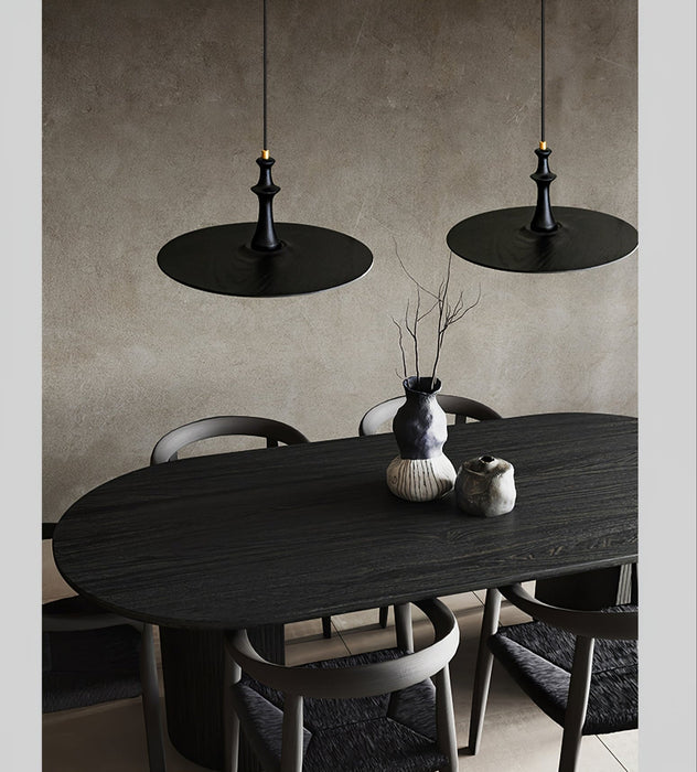 Wooden Spin Pendant Light Vakkerlight