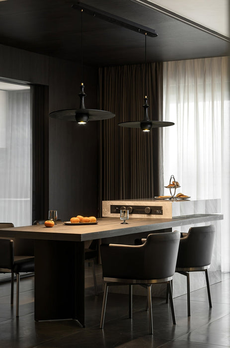Wooden Spin Pendant Light Vakkerlight
