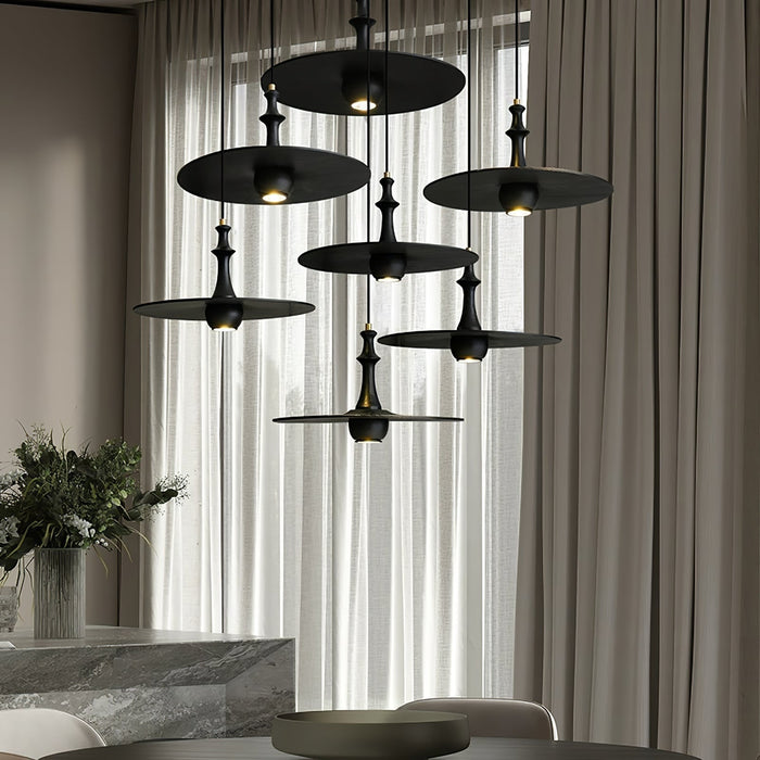 Wooden Spin Pendant Light Vakkerlight