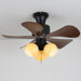 Woodgrain Charm Ceiling Fan Light Vakkerlight