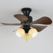 Woodgrain Charm Ceiling Fan Light Vakkerlight