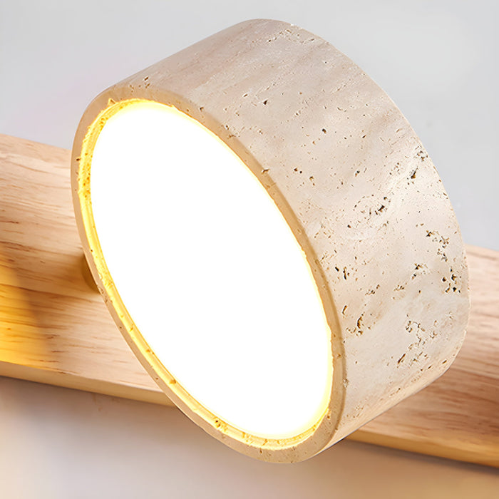 Travertine Duo Wall Light Simprolos