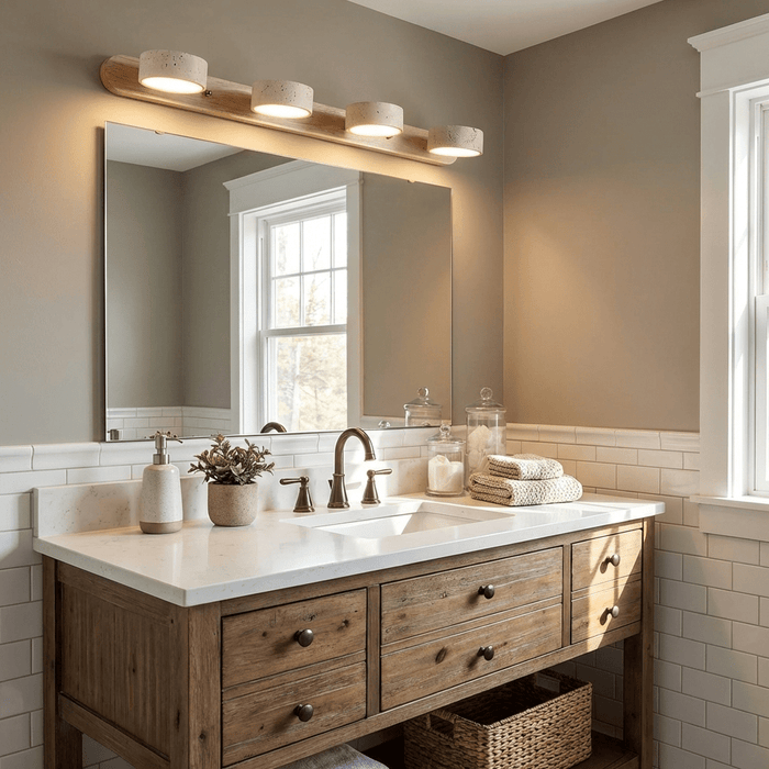 Travertine Duo Wall Light Simprolos
