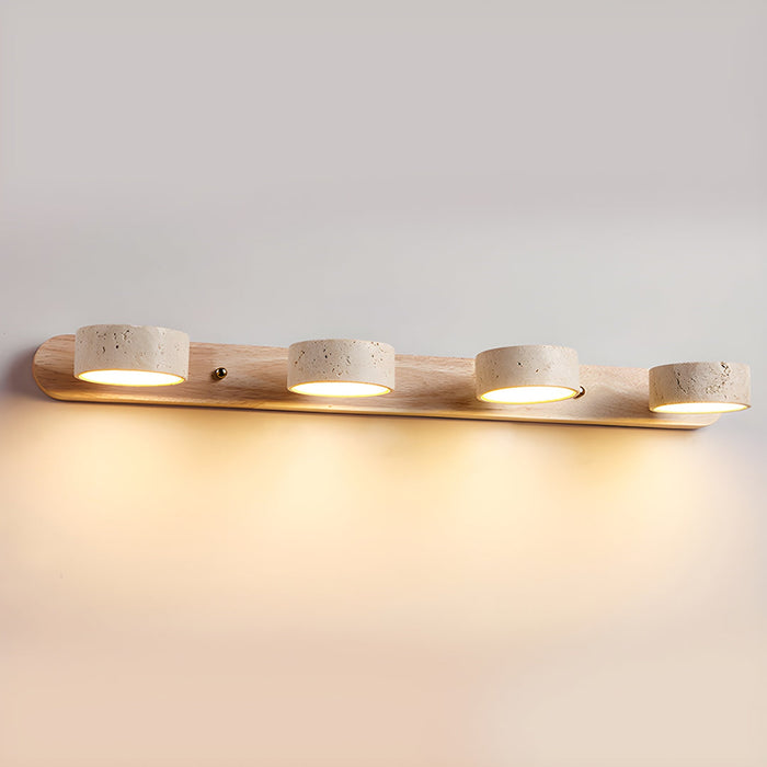 Travertine Duo Rechargeable Wall Light Simprolos