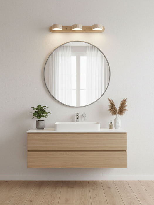Travertine Duo Wall Light Simprolos