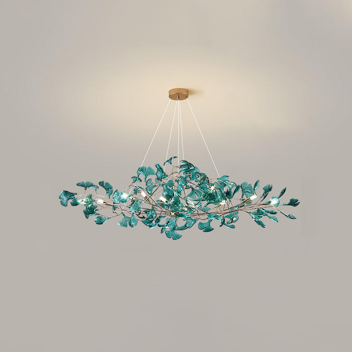 Acrylic Ginkgo Leaf Chandelier - Simprolos