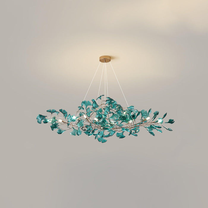 Acrylic Ginkgo Leaf Chandelier - Simprolos