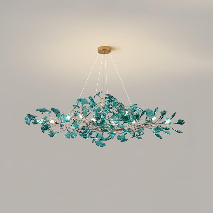 Acrylic Ginkgo Leaf Chandelier - Simprolos