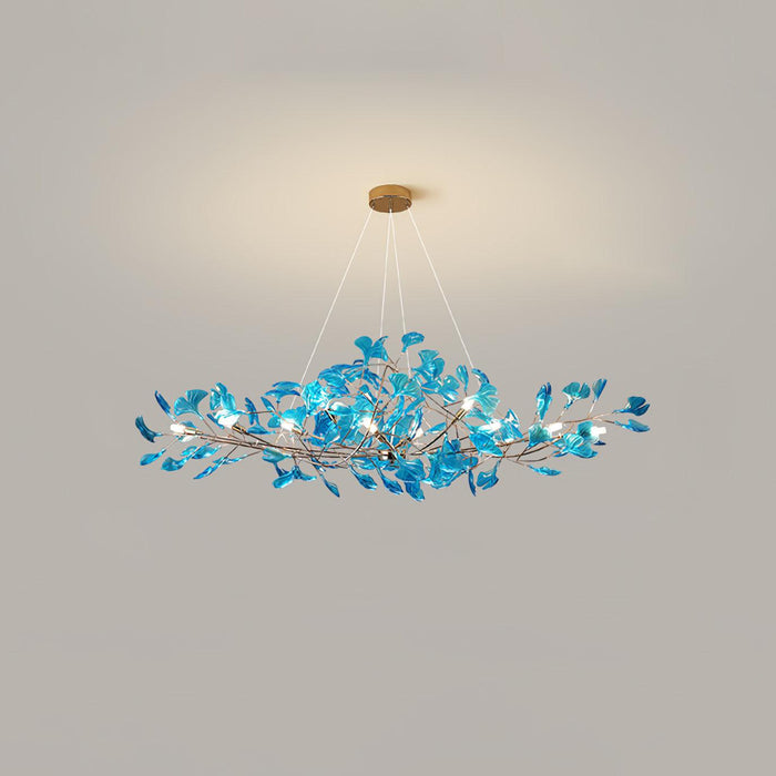 Acrylic Ginkgo Leaf Chandelier - Simprolos
