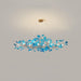 Acrylic Ginkgo Leaf Chandelier - Simprolos