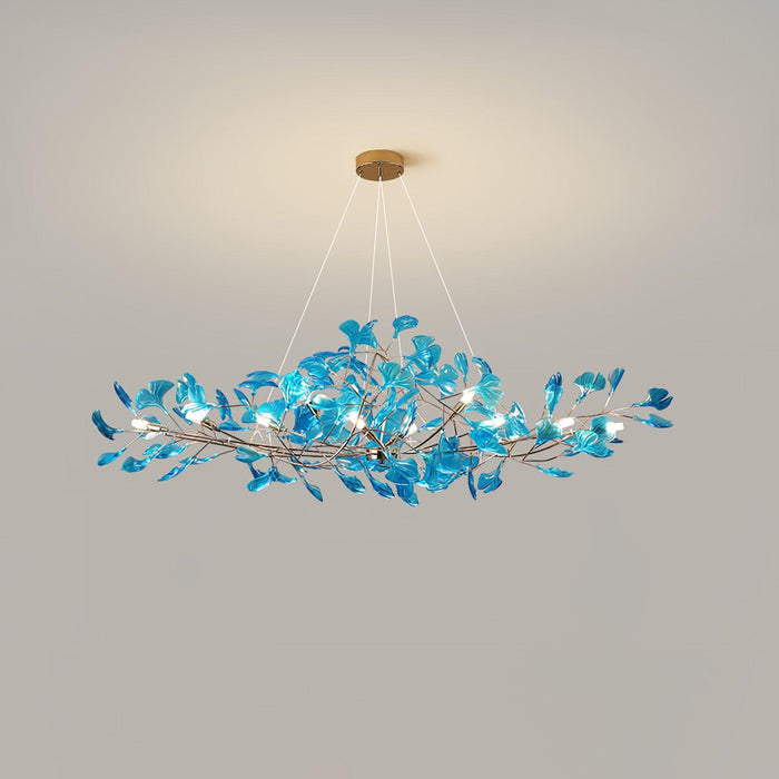 Acrylic Ginkgo Leaf Chandelier - Simprolos