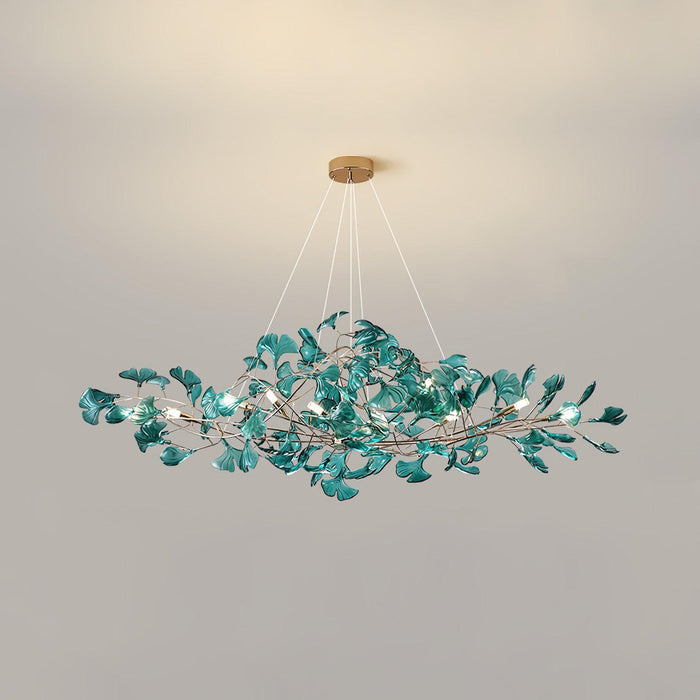 Acrylic Ginkgo Leaf Chandelier - Simprolos
