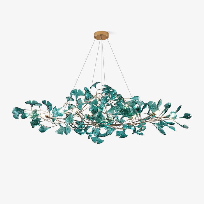 Acrylic Ginkgo Leaf Chandelier - Simprolos